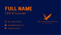 Orange Vulture Wing Business Card Image Preview