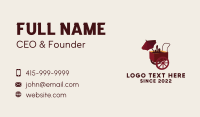 Chocolate Food Cart Business Card Design