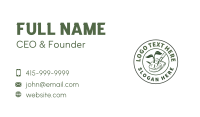 Shovel Plant Emblem Business Card Image Preview