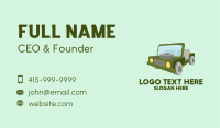 Safari Jeep  Business Card Image Preview