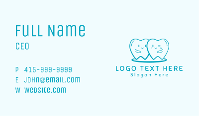 Happy Molar Teeth Business Card Image Preview
