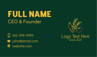 Organic Vegetable Harvest Business Card Image Preview