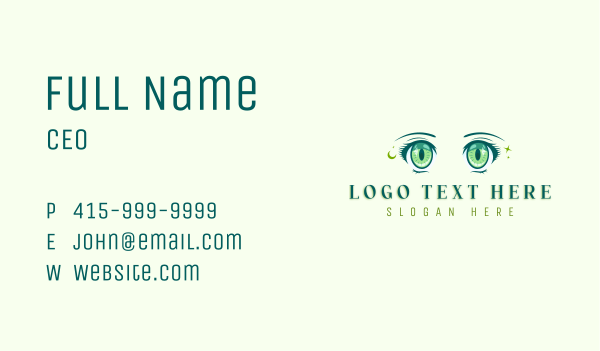 Anime Eye Beauty Business Card Design Image Preview