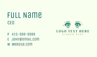Anime Eye Beauty Business Card Image Preview