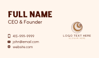 Simple Coffee Store  Business Card Design