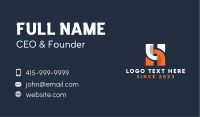 Software Technician Letter H Business Card Image Preview
