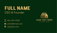 House Roofing Builder Business Card Design