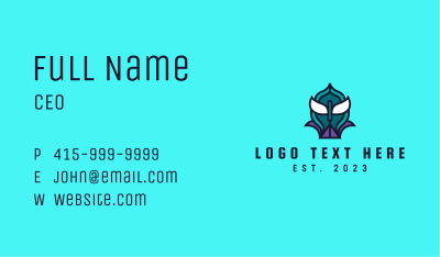 Video Game Clan Mascot Business Card Image Preview