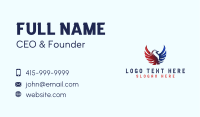 Wing American Eagle Business Card Image Preview