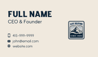 Hiking Mountain Summit Business Card Image Preview