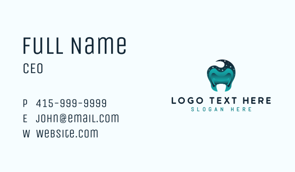 Dental Tooth Orthodontist Business Card Design Image Preview