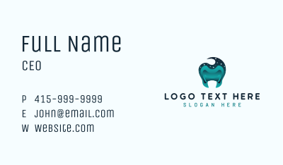 Dental Tooth Orthodontist Business Card Image Preview