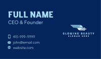Fast Wing Arrow Logistic Business Card Image Preview