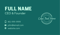 Simple Generic Wordmark Business Card Image Preview