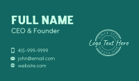 Simple Generic Wordmark Business Card Image Preview