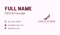 Beauty Heels Boutique Business Card Image Preview