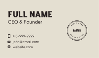 Generic Retro Company Business Card Image Preview