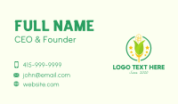 Organic Corn Farm Business Card Image Preview