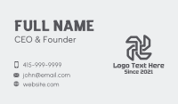Industrial Propeller Outline Business Card Image Preview