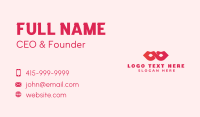 Red Lips Infinity Business Card Preview