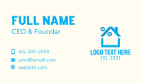 Blue House Discount  Business Card Image Preview