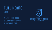 Cyber Digital Wolf Business Card Image Preview