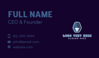 Blue Gorilla Mascot  Business Card Image Preview