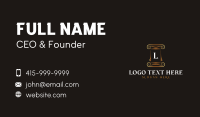 Luxury Pillar Column Business Card Preview