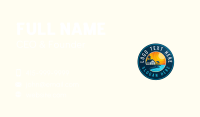 Ocean Beach Resort Business Card Image Preview