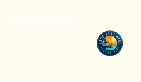 Ocean Beach Resort Business Card Design