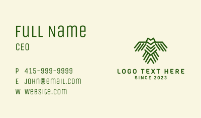 Geometric Corporate Owl Business Card Image Preview