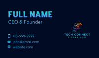 Gamer Cyber Tech Business Card Image Preview