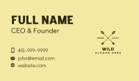 Archery Arrow House Business Card Image Preview