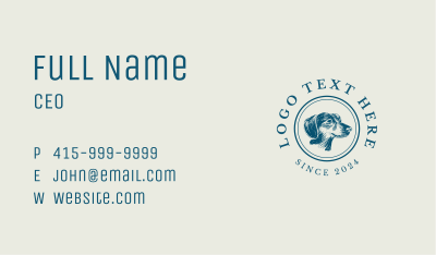 Pet Dog Dachshund Business Card Image Preview