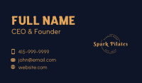 Luxury Circle Badge Business Card Image Preview