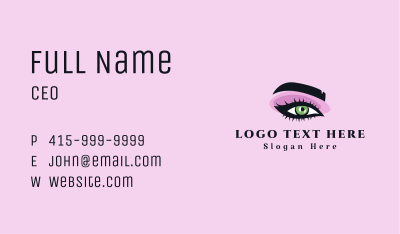 Makeup Beauty Vlogger Business Card Image Preview