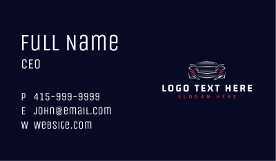 Automotive Car Garage Business Card Image Preview