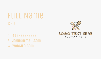 Spatula Baking Sweets Business Card Image Preview