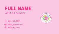 Flower Bloom Wellness Business Card Design