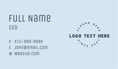 Generic Business Enterprise  Business Card Image Preview