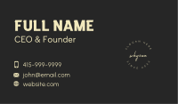 Modern Fashion Wordmark Business Card Image Preview
