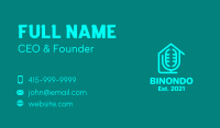 Home Podcast Record  Business Card Design