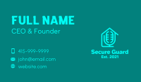 Home Podcast Record  Business Card Image Preview