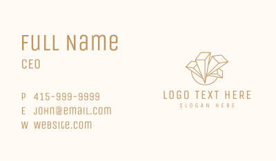 Crystal Gem Jewelry Business Card Image Preview