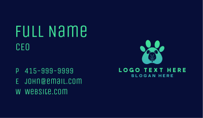 Pet Dog Paw Business Card Image Preview