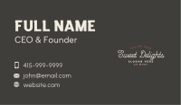 Hipster Generic Brand Business Card Image Preview