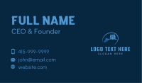 Commercial Pressure Wash Building Business Card Image Preview