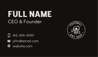 Skull Tattoo Shop Seal Business Card Image Preview