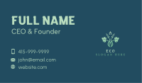Eco Garden Leaf Business Card Image Preview