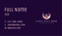 Luxury Crystal Moon Business Card Image Preview